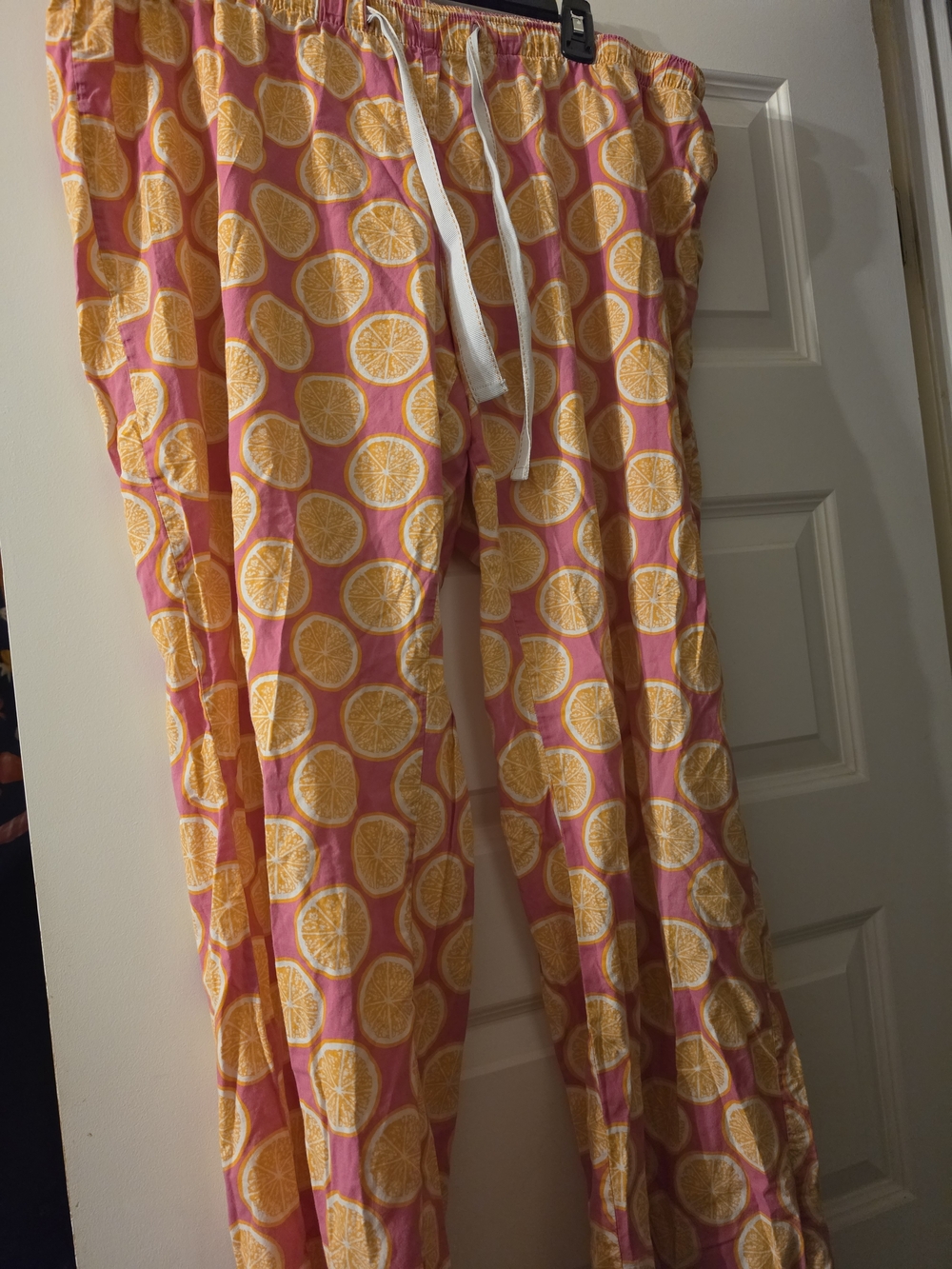 Old Navy Pink and Orange Citrus Printed Lounge Pants